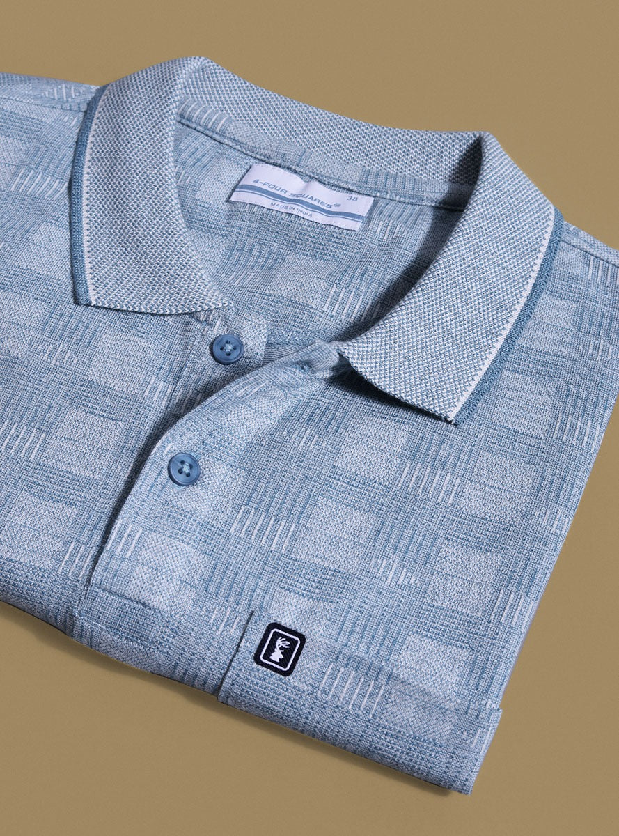 AIRFORCE GRINDLE JACQUARD POLO WITH POCKET