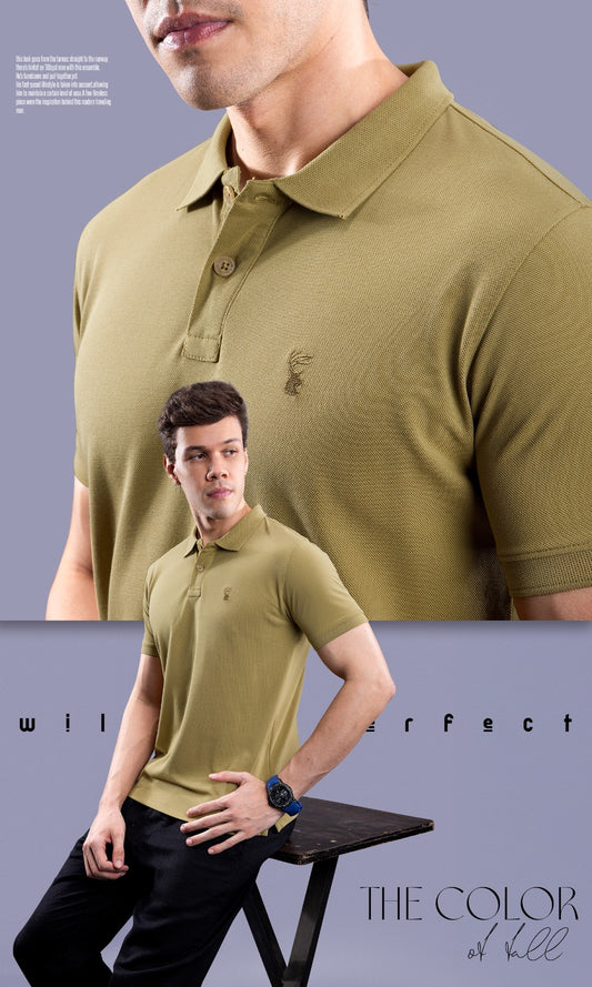 MUD YELLOW MATTY ETERNAL SERIES POLO