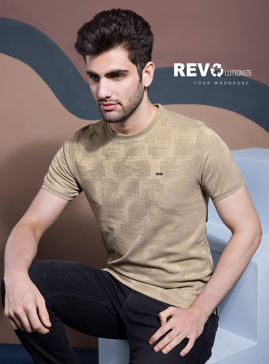 BEIGE SAP MONO JACQUARD