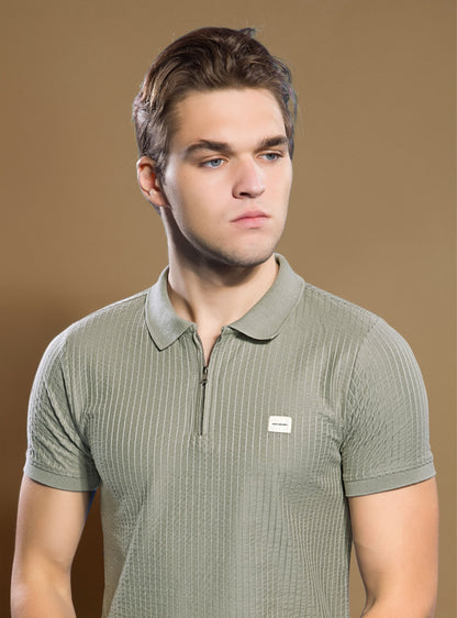 ORGANZA KNIT POLO