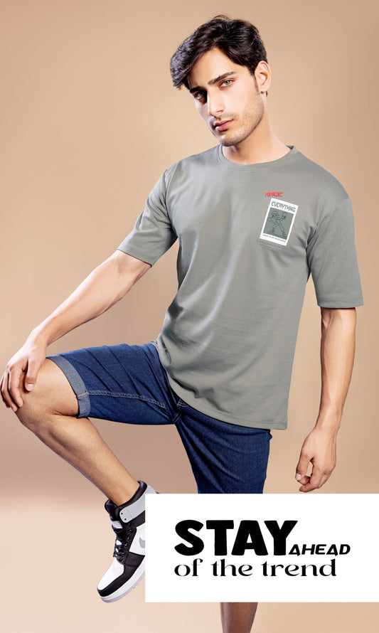 LT.GREY MISFITS OVERSIZED TEES